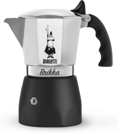 4カップのBialetti Bricker、直接火災タイプ(コーヒーメーカー、エスプレッソメーカー、マキネッタ)
