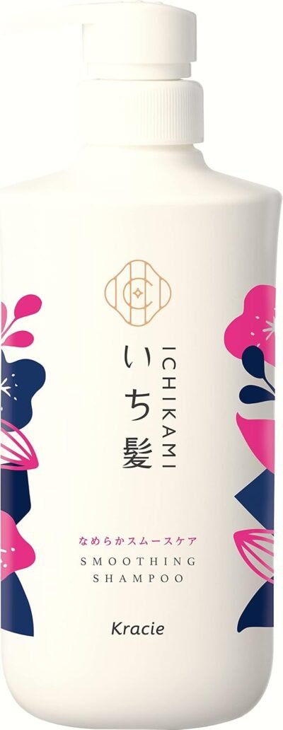 一代カミ [Smooth & Smooth Care] シャンプーポンプ、16.2 fl oz（480 ml）|非シリコンアミノ酸シャンプー、ヘアケア、ダメージケア、男性と女性