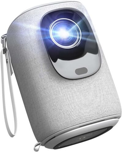 家庭用のオノヨプロジェクター、20,000 LM高輝度、電気フォーカス、自動キーストーン補正、1080p、小、wifi6、双方向Bluetooth 5.3、400ansi 10w、ビルトイン2スピーカー、4k