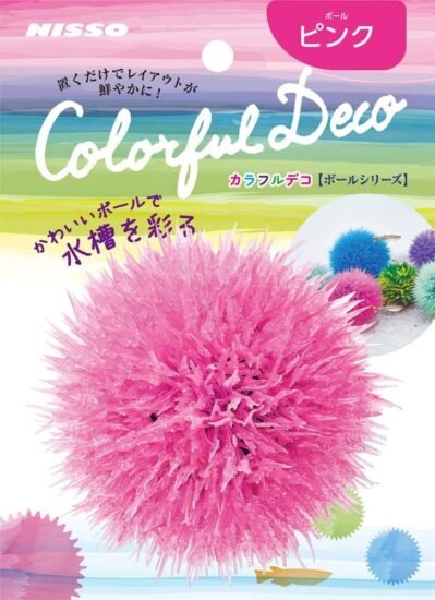 ニッソカラフルなデコボールピンク