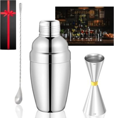 30ml / 45mlジガーカップ卒業カクテルメジャーカップジガーカップステンレススチールステンレススチールメジャーカップオンスオンスカップ測定カップカクテルシェーカーカクテルバースプーンカクテルセット、完全なカクテル