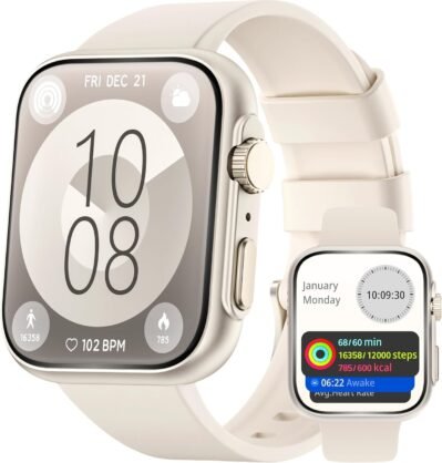 スマートウォッチ、iPhone互換性、Bluetooth通話機能、1.91インチの大画面、音楽再生、電卓、アクティビティトラッカー、ラインメッセージ通知、着信通話通知、多機能