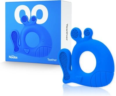 Lovenoobs Silicone Babyの歯が生えるおもちゃ、赤ちゃんのための赤ちゃんの歯が生えるおもちゃ、BPA無料幼児の歯が生えるおもちゃ、安全な赤ちゃんの噛むおもちゃ、赤ちゃんのための冷たいおしゃべり