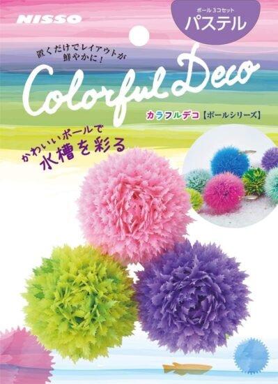 ニッソカラフルなデコボールパステルセット3