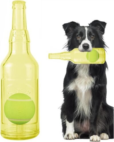 Autaki Dog Chewing Toy、Dog、Sound Toy、Ballが含まれている、犬のおもちゃ、強い噛むおもちゃ、壊れやすい、洗える、ストレスの救済、教育、音、耐久性、耐久性のある天然ゴム、小さい人に適しています
