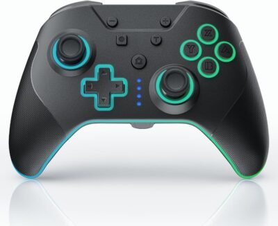 スイッチコントローラー4つの呼吸ライトモード4つの呼吸ライトモード/連射ホールド4段階振動調整6搭載極上の手触り