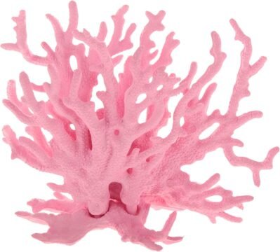 ボコステサンゴ人工サンゴ葉装飾水族館水族館装飾ピンク16×13.5cm