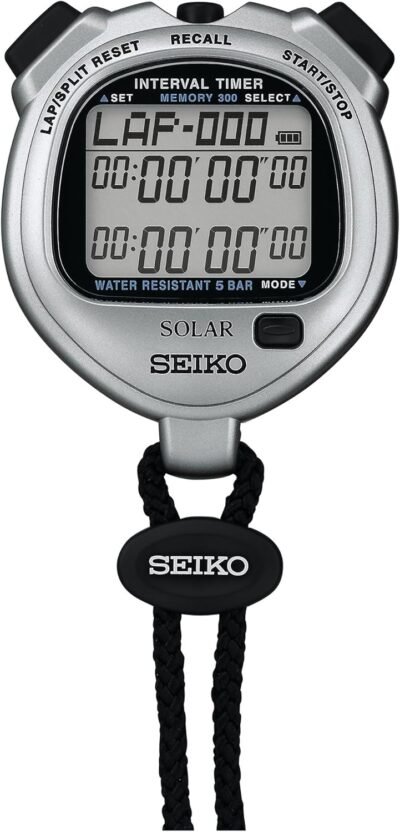 Seiko Interval Timer Solar Watch SVAJ101