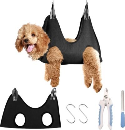 犬のハンモックグルーミングハンモックキャットネイルクリッパーハンモックドッグネイルクリッパー犬釘クリッパーペット用品Sフック(M)