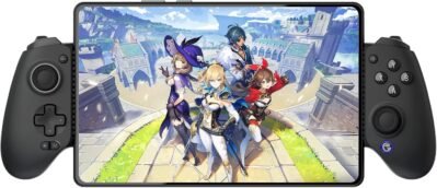 Gamesir G8 Plus Bluetoothゲームコントローラー、すべてのiPhone/iPad/Android/Switch/PCタブレット、ゲームパッド、ホールエフェクトジョイスティック、トリガー付きスマートフォンコントローラー、ドリフト予防ワイヤレスと互換性があります