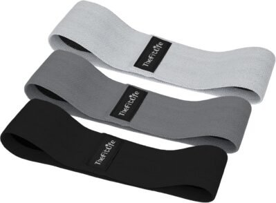 TheFitLife HIPバンド、ハイバット、ヘビーデューティ、トレーニングチューブ、ストレッチ、内転、抵抗バンド、トレーニング機器、運動、肌に優しい、筋肉トレーニング、軽量、フィットネス、股関節リフティング、簡単な