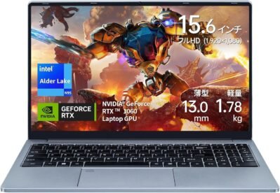 ラップトップWin11Pro互換、Office 2019装備、CPU:N95(3.4GHz)、専用グラフィックカード:NVIDIA GTX 1060、DDR4、16 GB、15.6インチFHD IPS/Type-C/指紋認証&バックライト