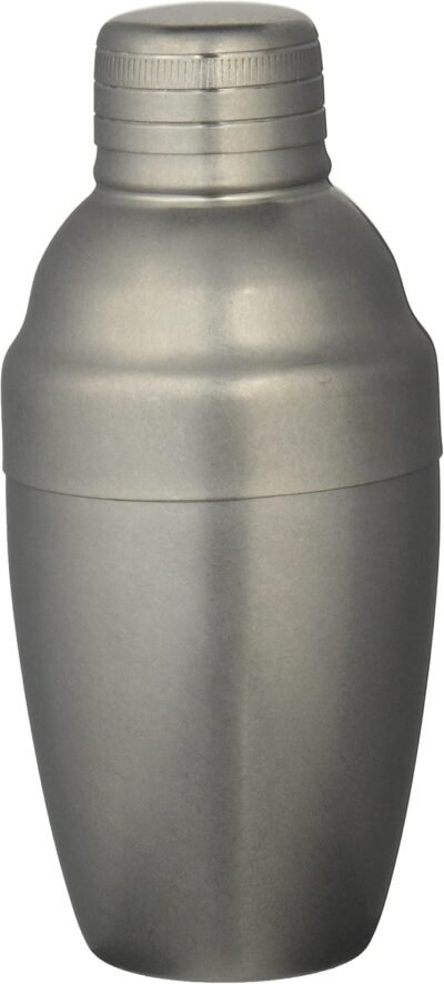 ヴィンテージノックスカクテルシェーカー、8.5 fl oz(250 ml)、日本製、バー、カクテル、アルコール、ステンレス鋼、老化、壊れない、食器洗い機安全、銀