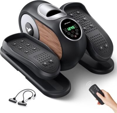 ミニミニミニメラック（メリック）フィットネスバイク電動式電動式フィットネスマシン12段階速度調整前後方向回転前後方向回転電動フィットネスバイク静音リモコン付き組立不要小型