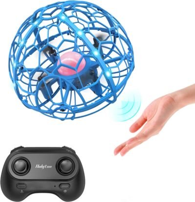 フライングボール、ホリトンフライングボール、UFOトイ、LEDライト付きミニドローン、球状飛行ジャイロ、自動回避障害、ジェスチャーコントロール、子供の屋内使用、初心者、男の子、小学校