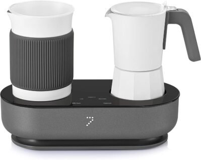 セブン&ミーコーヒーメーカー、ミルクフロスオールインワンエスプレッソマシンの組み合わせ、3分でコーヒーエスプレッソを自宅で作る、5つのプログラムモードを選択して、同時にコーヒーミルクフロス作りを選択するための5つのプログラムモードを選択します