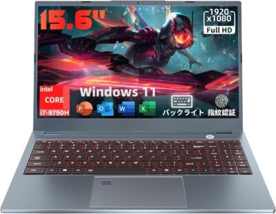 コアi7 9世代ラップトップコアi7-9750h [Office 2019/Win11 Pro Equipped] 15.6インチ1920*1080 IPS大画面6コア12スレッドDDR4 16GBメモリ / NVME高速SSD 960GB / Webカメラ /