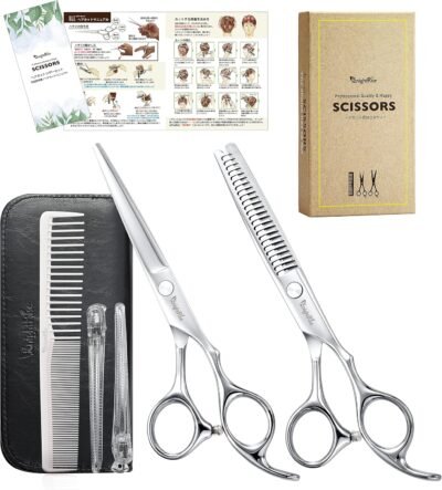 （プロの美容師が監督）ナイトライズヘアカットハサミをセットヘア切断ハサミのセルフカット