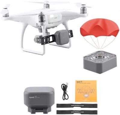 TMOMインテリジェントドローンパラシュートRTKフライト安全性減速システムDJIファントム2/3/4の自動救助保護アクセサリ（Manti 3 Plus交換部品）