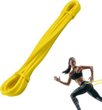抵抗テープ – 効果的なトレーニングのための耐久性のある輪ゴムの改善|レジスタンストレーニング、ボディストレッチング、筋力構築、フィットネス、理学療法、ホームおよびジムのトレーニングのためのエクササイズストラップ、