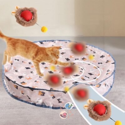 猫狩りのカバー、猫のおもちゃ、電気猫のおもちゃ、猫と犬用の電気猫のおもちゃ、3つのモード、高速 +スロースピード +インタラクティブモードを備えた自動ボールは、鳥がコック、点滅するLEDライトを可能にします