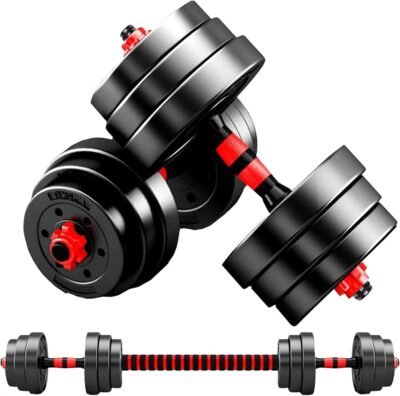 Taimonik XSB変数Dumbbells、22.0、44.1、66.1、66.1、88.4 lbs(10 kg)、66.1 lbs(30 kg)、88.4 lbs(40 kg)、2のセット、無臭材料、
