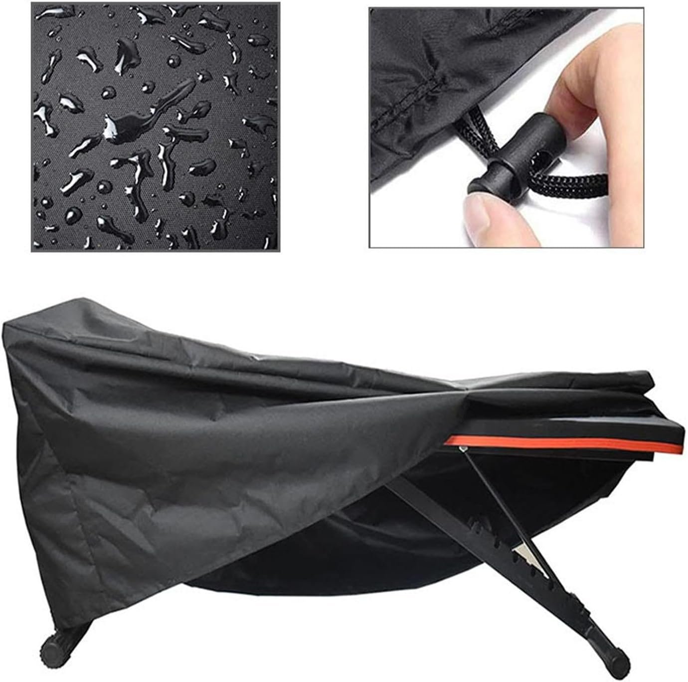 ボードカバー、ウェイトベンチカバー|ジムベンチシートウェイトカバー|ウェイトベンチ用のドローストリングを備えたフィットネスベンチプロテクター、 - 이미지 7