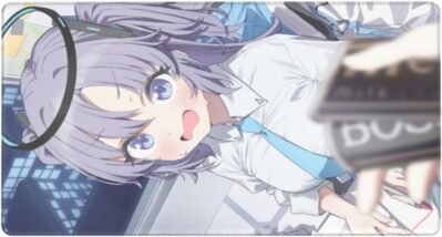 マウスパッドブルーアーカイブマウスパッドブルーアーカイブ早瀬ユウカゲーミングマウスパッドコンピューターマウスパット0.3cmのゴム製のゴム製デスクパッドマウス用パッドpc