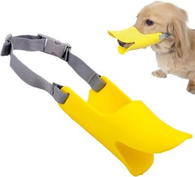 犬の口、犬のbarえる予防製品、口、小犬に適し、11.2-19.8ポンド(5-9 kg)犬、噛む予防、訓練口、口の形、犬、アヒルの口、ペットマスク、ピックアップ、