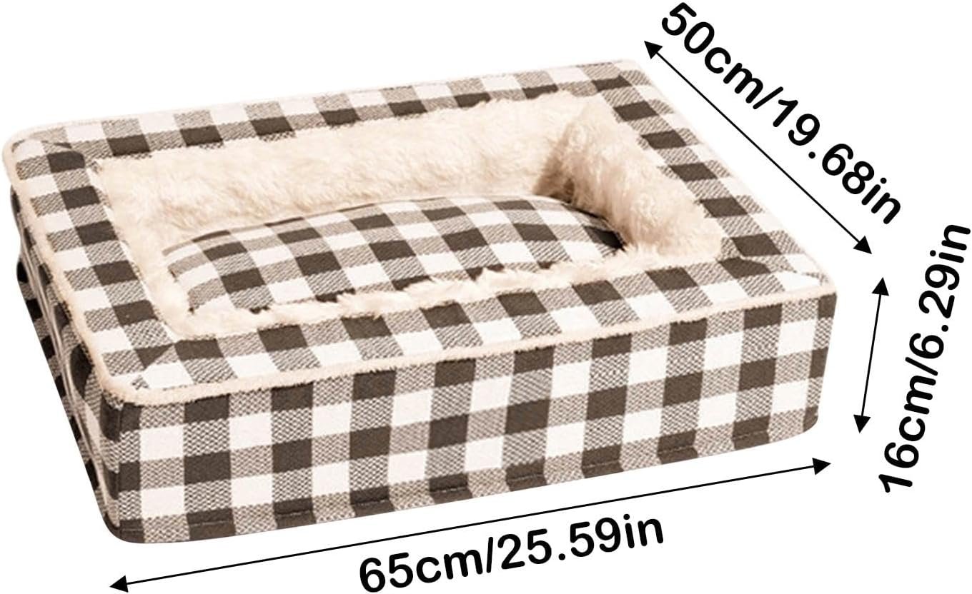 犬用ベッド、犬用ベッド&家具、洗える犬用ベッドソフトタータン犬用ソファ -犬用ベッド小型、中型、大型のペット用の犬用家具、犬用ベッド、犬用アクセサリー - 이미지 5