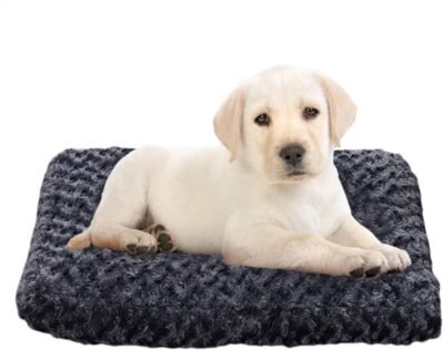 犬用ベッド、犬用ベッド| 犬用ベッド取り外し可能な犬用クレートパッド防水洗える犬用ベッド| 快適な中型犬用ベッド、家庭用、屋内、冬用の滑り止め犬用ベッドと家具