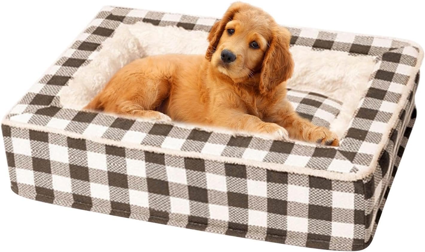 犬用ベッド、犬用ベッド&家具、洗える犬用ベッドソフトタータン犬用ソファ -犬用ベッド小型、中型、大型のペット用の犬用家具、犬用ベッド、犬用アクセサリー - 이미지 8