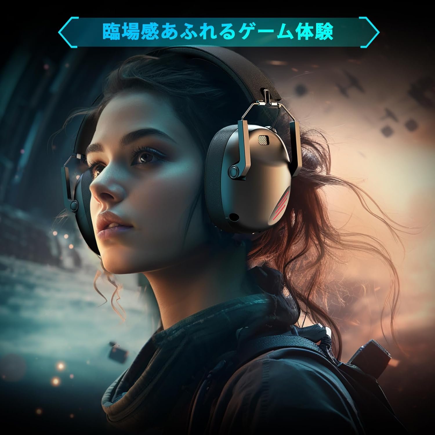 Kapeydesiゲームヘッドセット、ゲームヘッドセット、ワイヤレスヘッドセット、ワイヤレスヘッドフォン、2.4G USBアダプター、Bluetooth 5.3、有線3方向接続、50mmドライバー、低レイテンシーヘッドセット、60時間の連続 - 이미지 7