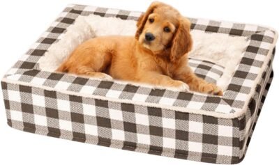 大きな犬用の犬のベッド、中犬用の犬のベッド|犬のベッドソフトドッグソファ、洗える犬のベッド|小、中、大きなペット、犬の家具、犬のベッド、犬のアクセサリーのための犬用ベッド