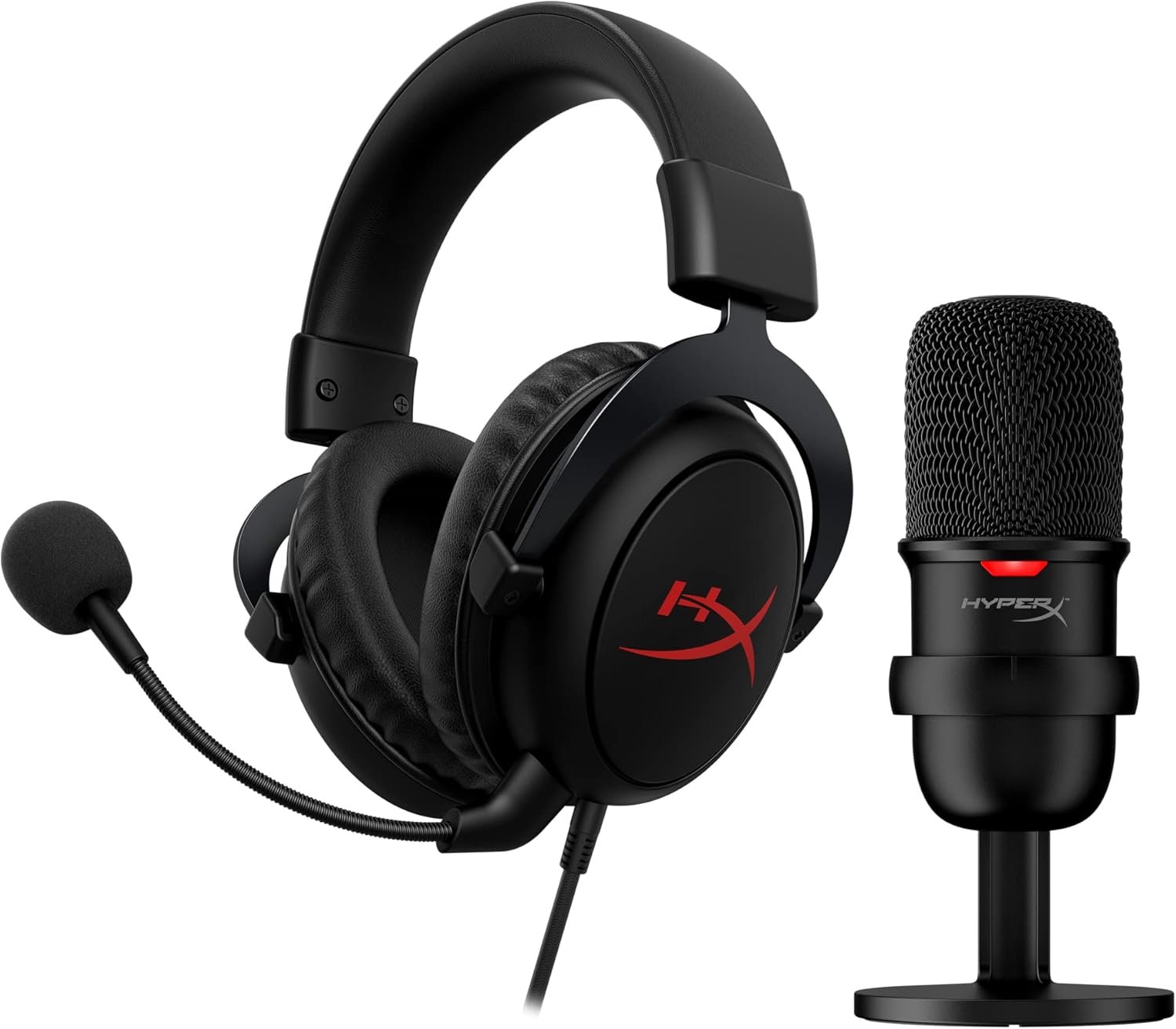 Hyperx Game Live Starter Pack -Hyperx Cloud Core Gaming Headset、DTS Headphone:X Space Audio and Hyperx Solocast USB Microphone HBNDL0001