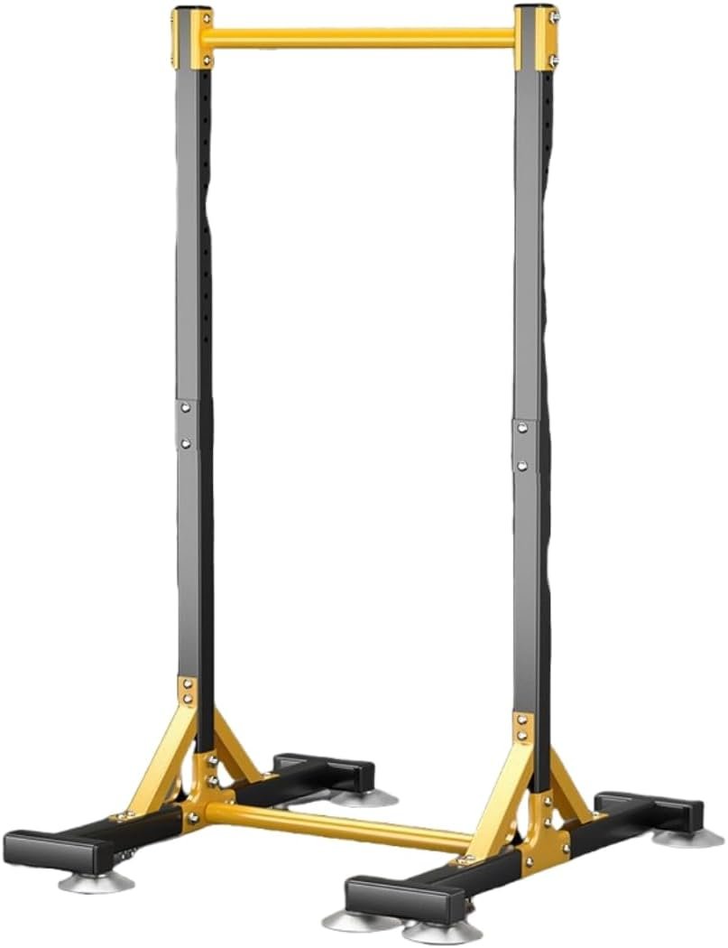 スリスター家庭用床スタンディングアイアンバー屋内の子供のための屋内屋内顎の筋肉トレーニングハンギングパンチリングファミリーフィットネス機器の高さ調整可能な筋肉トレーニング