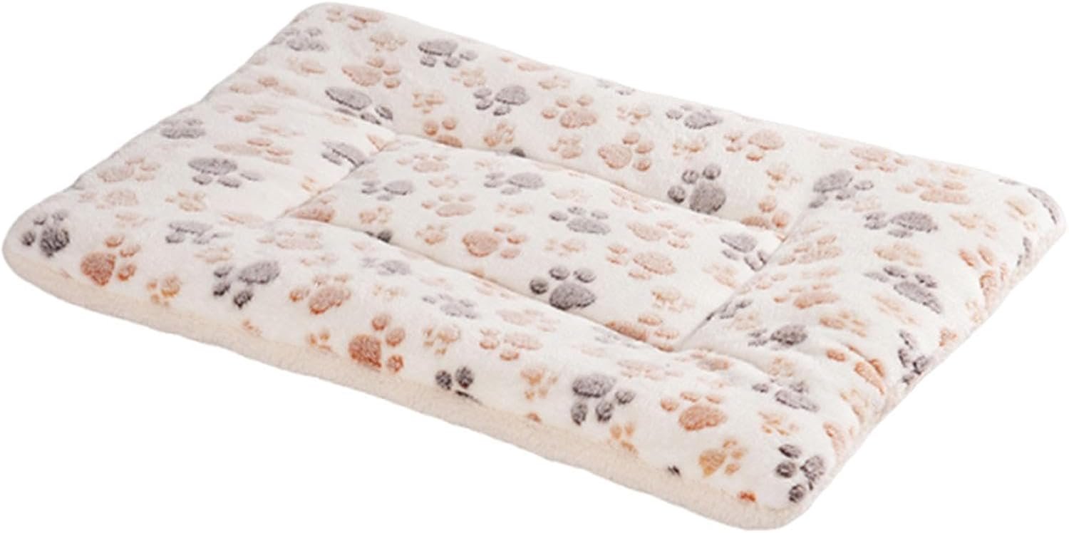 犬用クレートパッド、犬小屋用犬用ベッド | 冬用犬用ベッド冬用犬用ベッド27.5 x 21.5インチ -犬小屋パッド暖かい犬クレートマット洗える猫寝袋ベッド家具屋内猫犬子犬ペット愛好家のため - 이미지 6