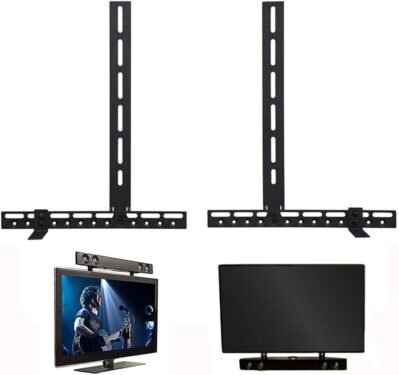 ハードウェアテレビ用のuhnoサウンドバーと上部と下部に合わせてテレビの壁を調整可能な負荷容量10kgユニバーサルタイプsaundoba-maunto