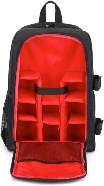 [Retail Store] カメラバックパックプロフェッショナルSLRデジタル写真防水バックパックはソニーキャノン互換性のあるニコンレンズ三脚ホルダーに適合します