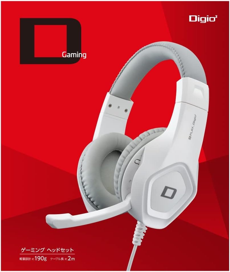 Nakabayashi Digio2ゲームヘッドセットホワイトMHM-SGM31W - 이미지 5
