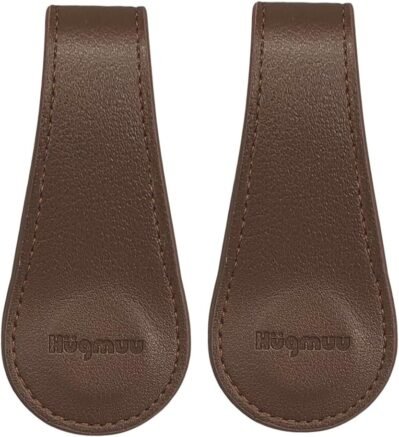 2つのホルダーフックマグネットHugmuu（茶色、大）のブランケットクリップベビーカーブランケットセット