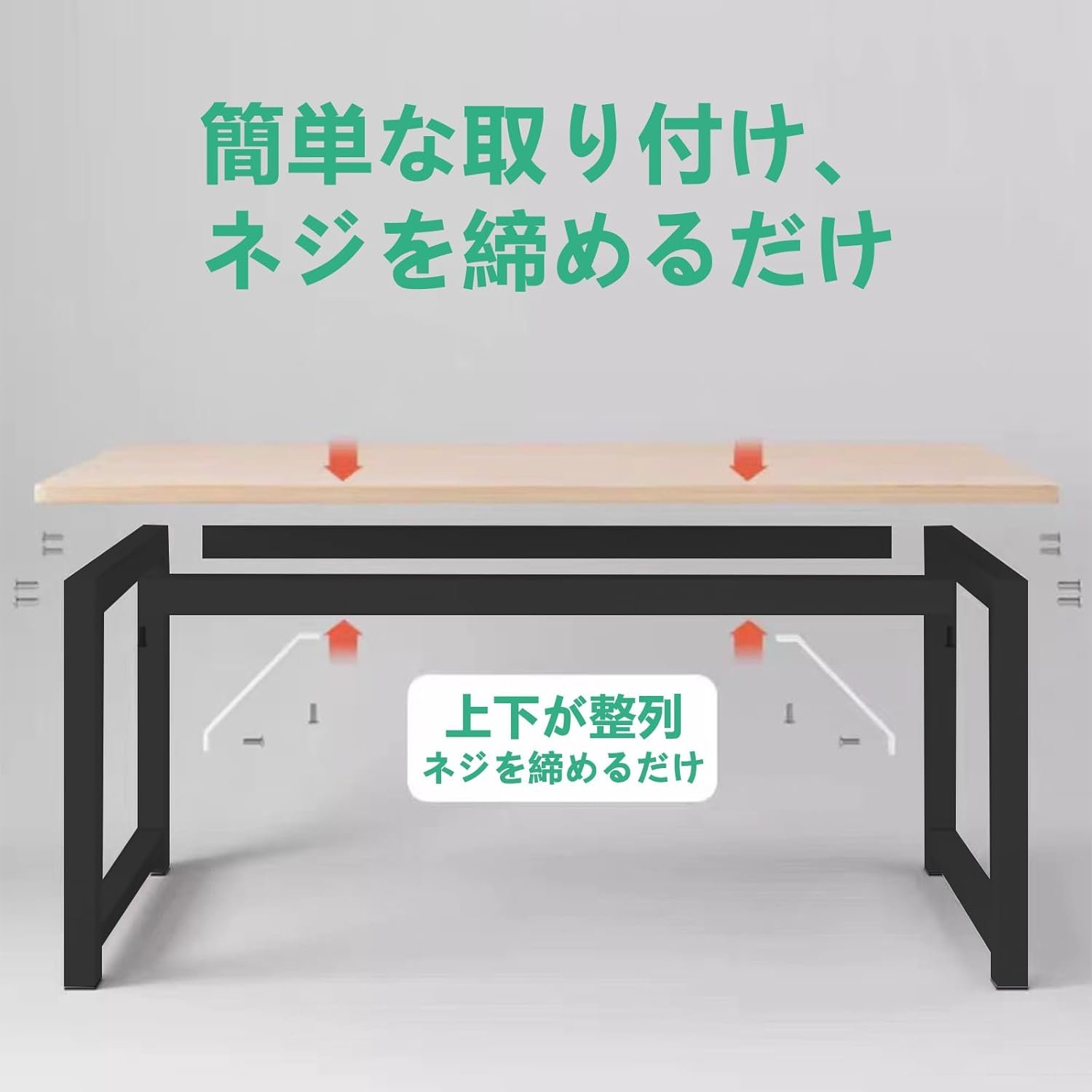 JMDZデスク、コンピューターデスク、組み立てが簡単、シンプル、ワークデスク、ゲームデスク、幅31.5/39.4 x深さ19.7インチ(80/100 x 50 cm)、ホームワーク用、リモートワーク用、スタイリッシュなテーブル、シンプル、虚栄心 - 이미지 7