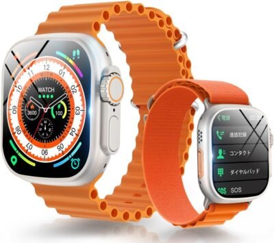 SmartWatch、2.15インチの大画面と2つの異なるバンド、Bluetooth 5.2呼び出し機能、個人名刺、PayPal PayPal PayPal Payal Code、メッセージ通知、音楽制御、音声