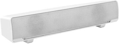 有線スピーカー、ashata USB有線ステレオサウンドバーミュージックプレーヤーベースサラウンドサウンドボックス3.5mmオーディオプラグ、PC携帯電話用の軽量でポータブル（白）