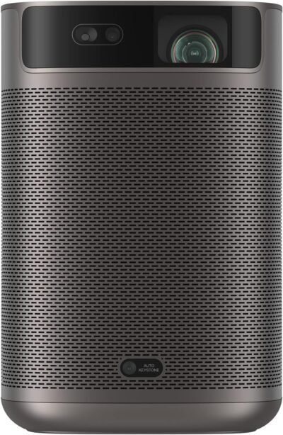 Xgimi Mogo 2 Proプロジェクター、スモール、フルHD、1080p、Android TV 11.0、400 ISO Lumens、オートフォーカス、オートキーストーン補正、8 Wビルトイン2スピーカー、静かでBluetooth互換、目の保護機能、