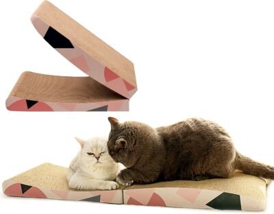 Xinxbabe Cat Claw Sharpener、段ボール、猫の爪削り、人気、折りたたみ可能、両面、猫のベッド、猫のソファ、段ボール、猫シャープナー、段ボール