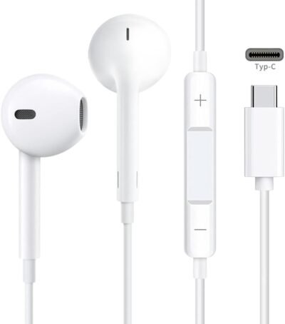 タイプCイヤホン、有線イヤホン、タイプCイヤホン、マイクが含まれています、コール、ボリュームコントロール、ノイズリダクション、15/16/google/xperia/galaxy/androidと互換性のあるタイプCインターフェイス、使用