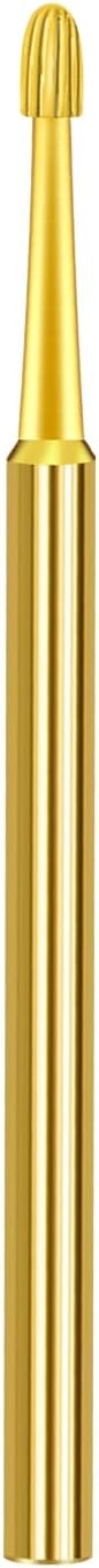CGBEネイルビット、0.09インチ(2.35 mm)ネイルドリルビット、ネイルマシンビット、ジェルネイル、ネイルビット、カーバイドネイルマシンビット、キューティクルトリートメント、ポリッシングネイルビット、マッシュルーム(金)