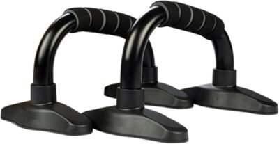 プッシュアップバースタンドプッシュアップブラケットIタイプフィットネス機器アンチスリップホームアームマッスル胸筋肉ボードサポートトレーニング筋力トレーニング(色:黒、サイズ:1つのサイズ)