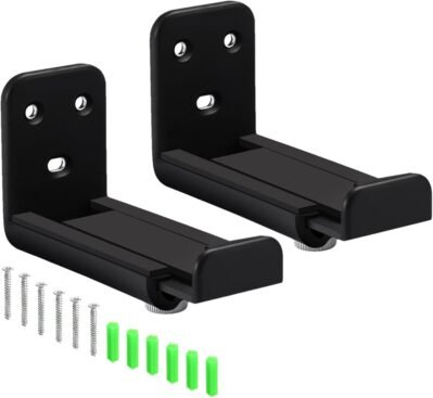 深さ調整可能なサウンドバーブラケット、深さ調整可能なサウンドバーブラケット、ワイドアプリケーションアンチドロップサウンドバーラック、アンチドロップサウンドバーウォールシェルフ、テレビの下のサウンドバーホルダー、